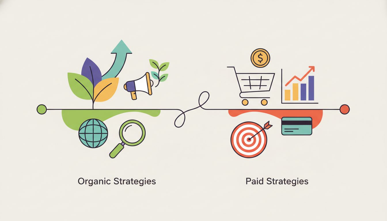 Illustration for How to Market Your POD Store: Organic & Paid Strategies