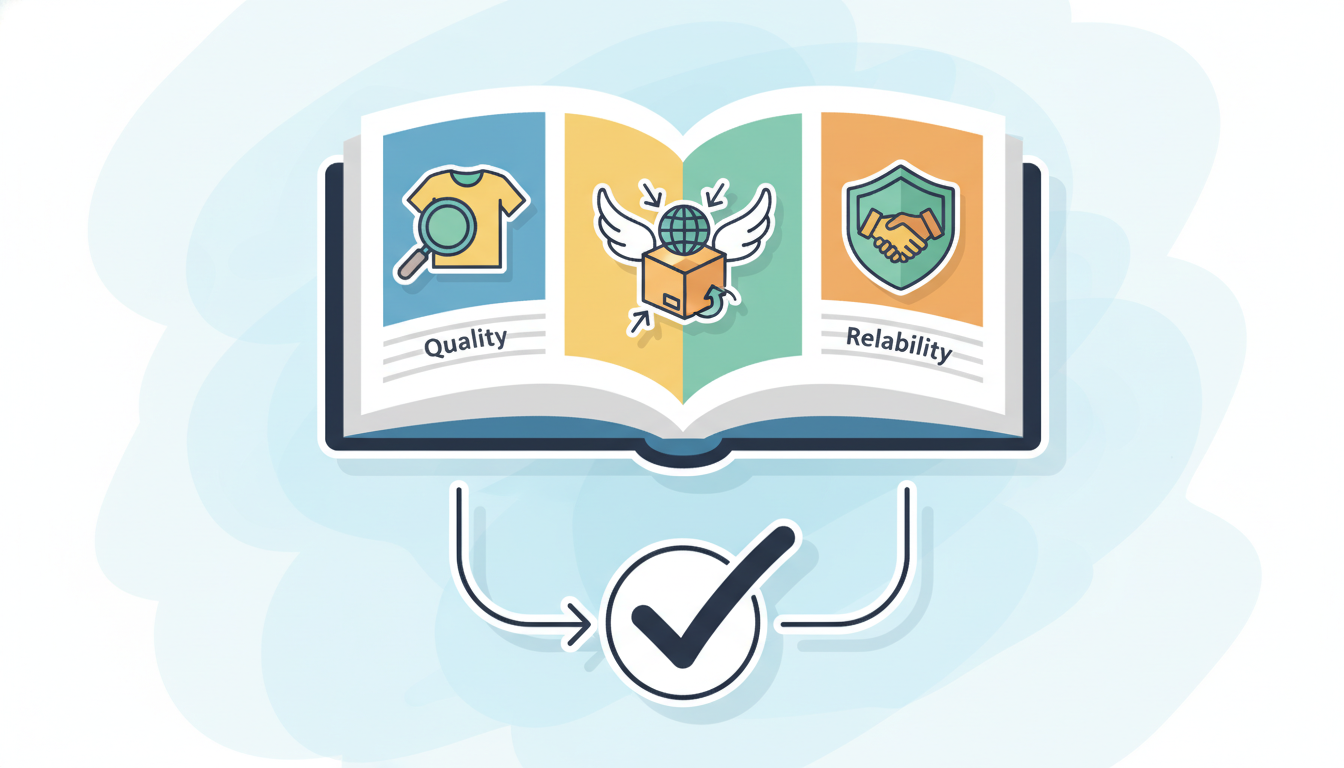 Illustration for How to Choose a POD Supplier: Quality, Shipping & Reliability