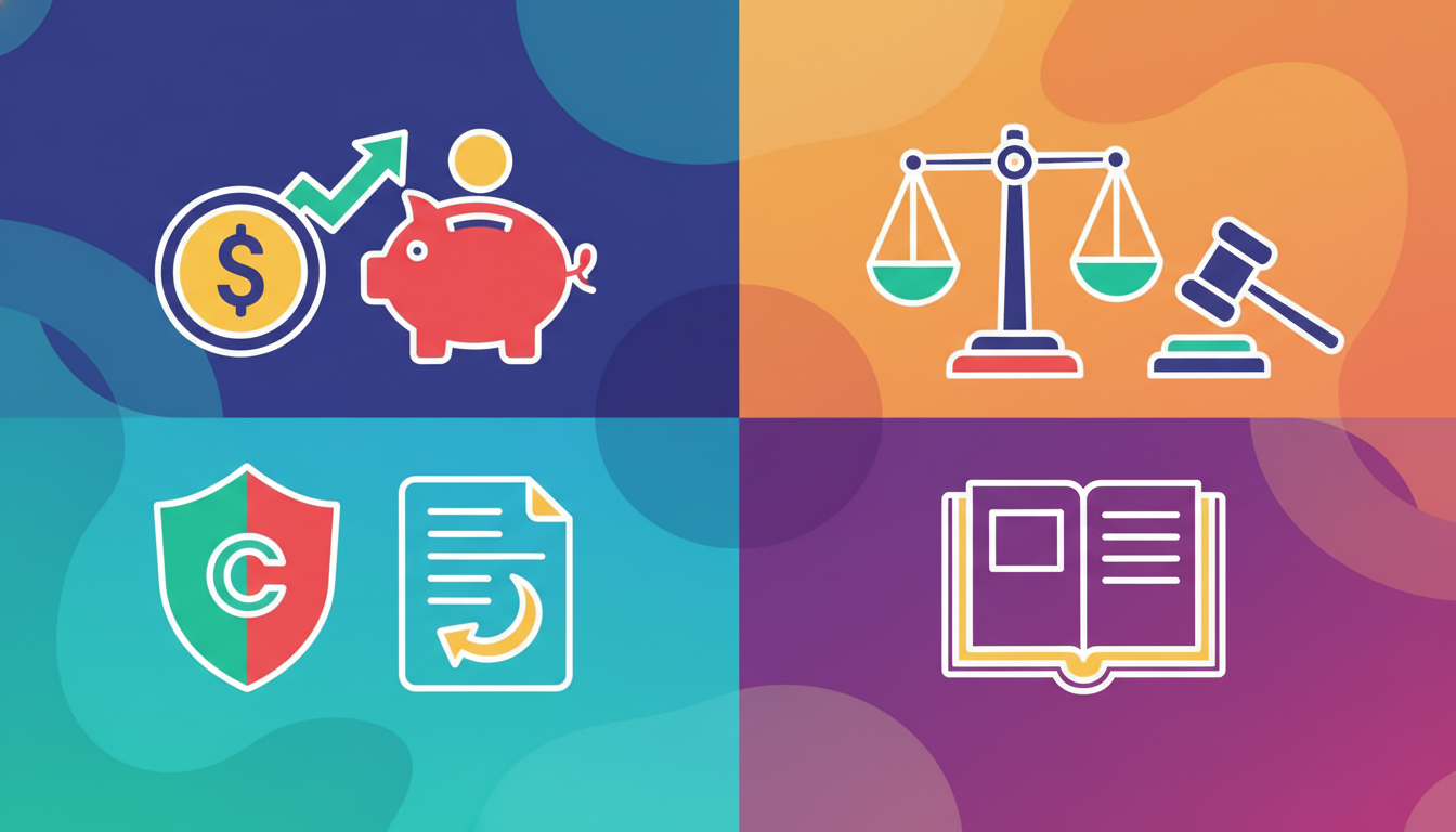 Illustration for POD Business Basics: Taxes, Copyright, Returns & Legal Tips