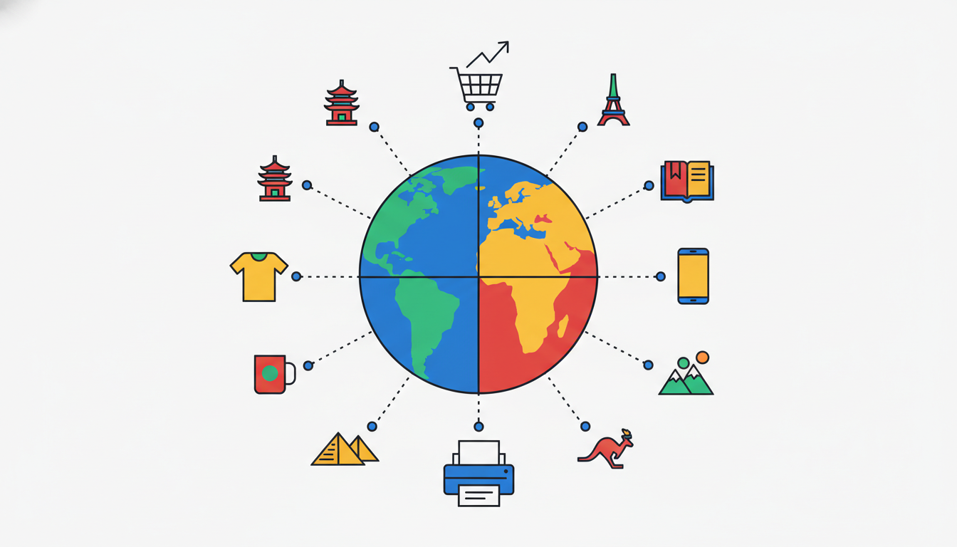 Illustration for Why Print on Demand Is the Easiest Way to Sell Globally