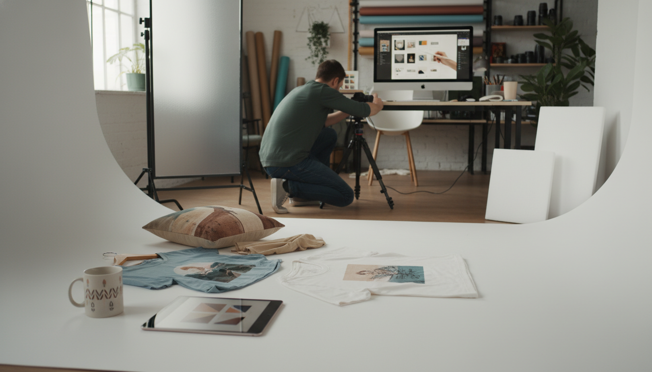 POD Product Photography & Mockups: How to Present Your Designs
