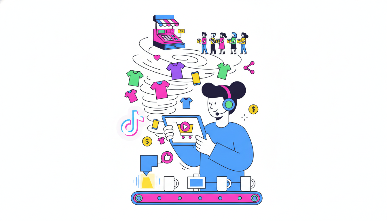Illustration for Master TikTok Shop: A Guide for Print on Demand Sellers