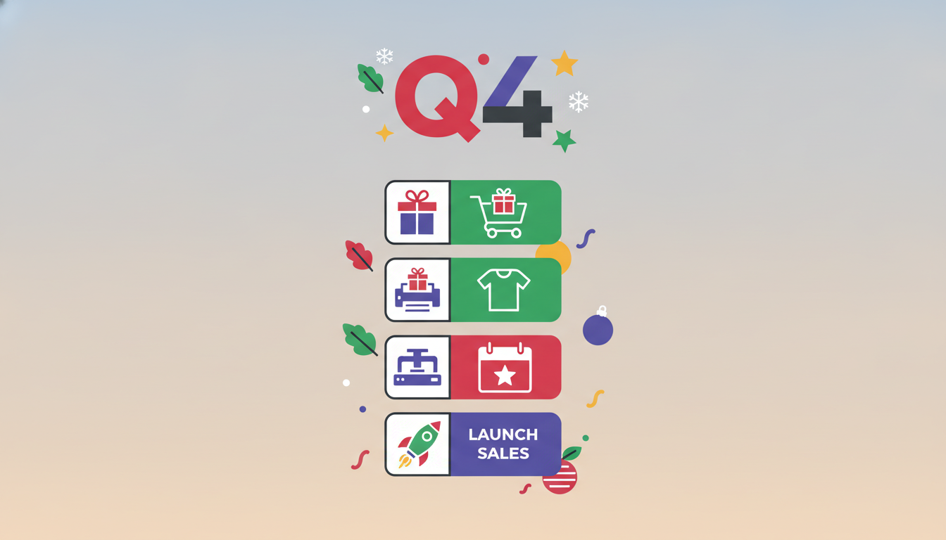 Illustration for The Ultimate Q4 Holiday Prep Checklist for POD Store Owners